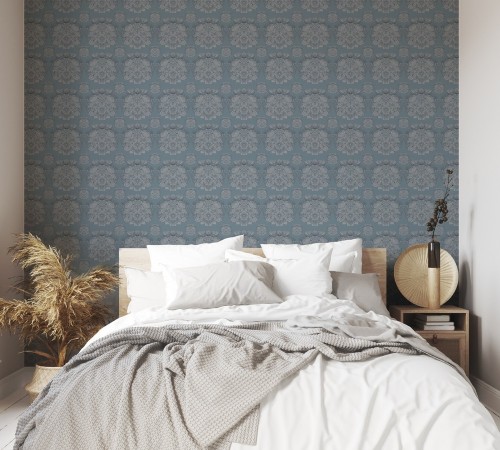 Picture of Damask in Blue - 1032301-02